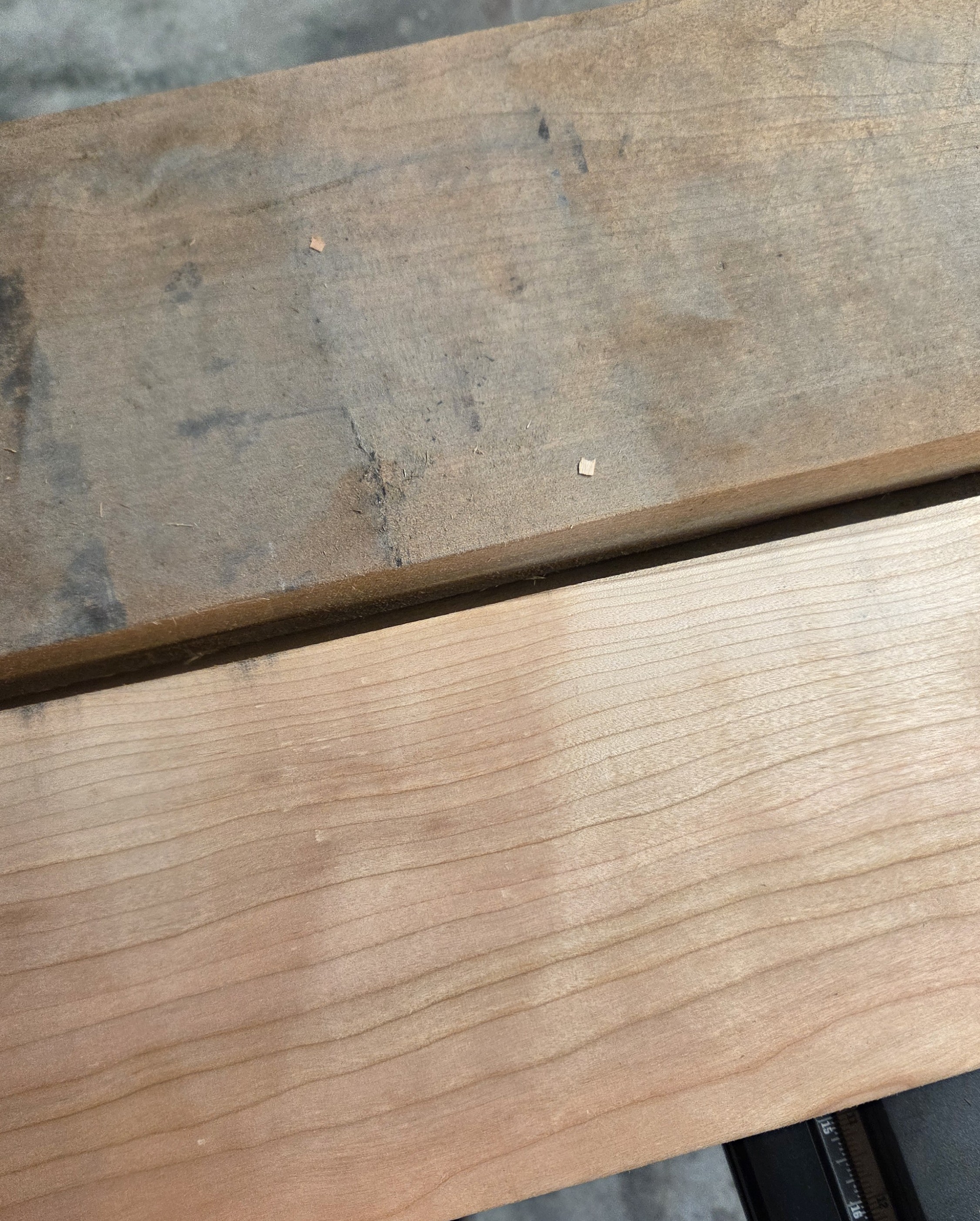 Rough sawn lumber